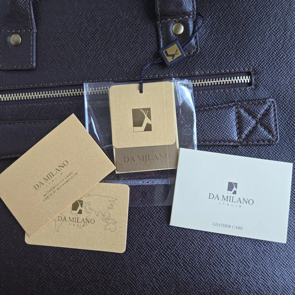 Da Milano Genuine Leather Laptop Sleeve